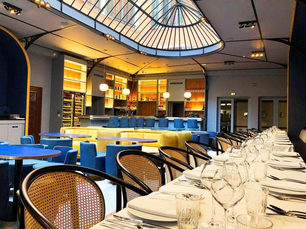 L'Eautel Toulon Centre Port Hotel Restoran gambar